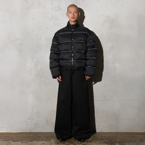 THE MAGUEY / FLARE SLACKS BLACK