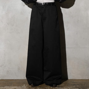 THE MAGUEY / FLARE SLACKS BLACK