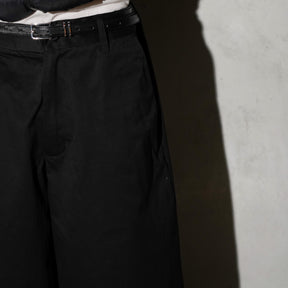THE MAGUEY / FLARE SLACKS BLACK