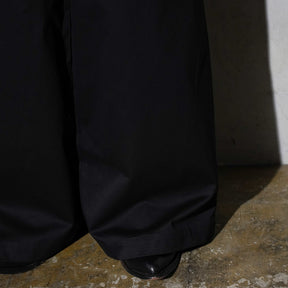 THE MAGUEY / FLARE SLACKS BLACK