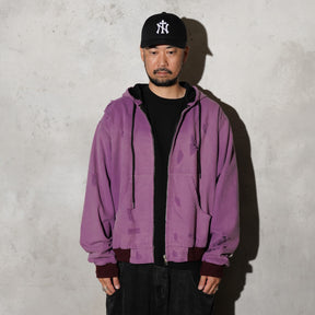 THE MAGUEY / DAMAGE WORK HOODIE PURPLE
