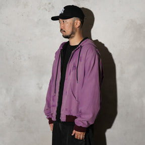 THE MAGUEY / DAMAGE WORK HOODIE PURPLE