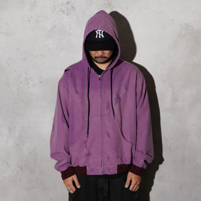 THE MAGUEY / DAMAGE WORK HOODIE PURPLE