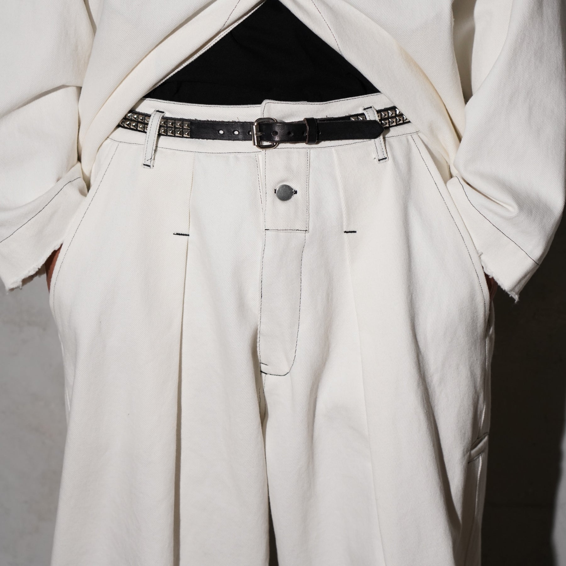 THE MAGUEY / DRILL CHANGE PANTS OFF WHITE