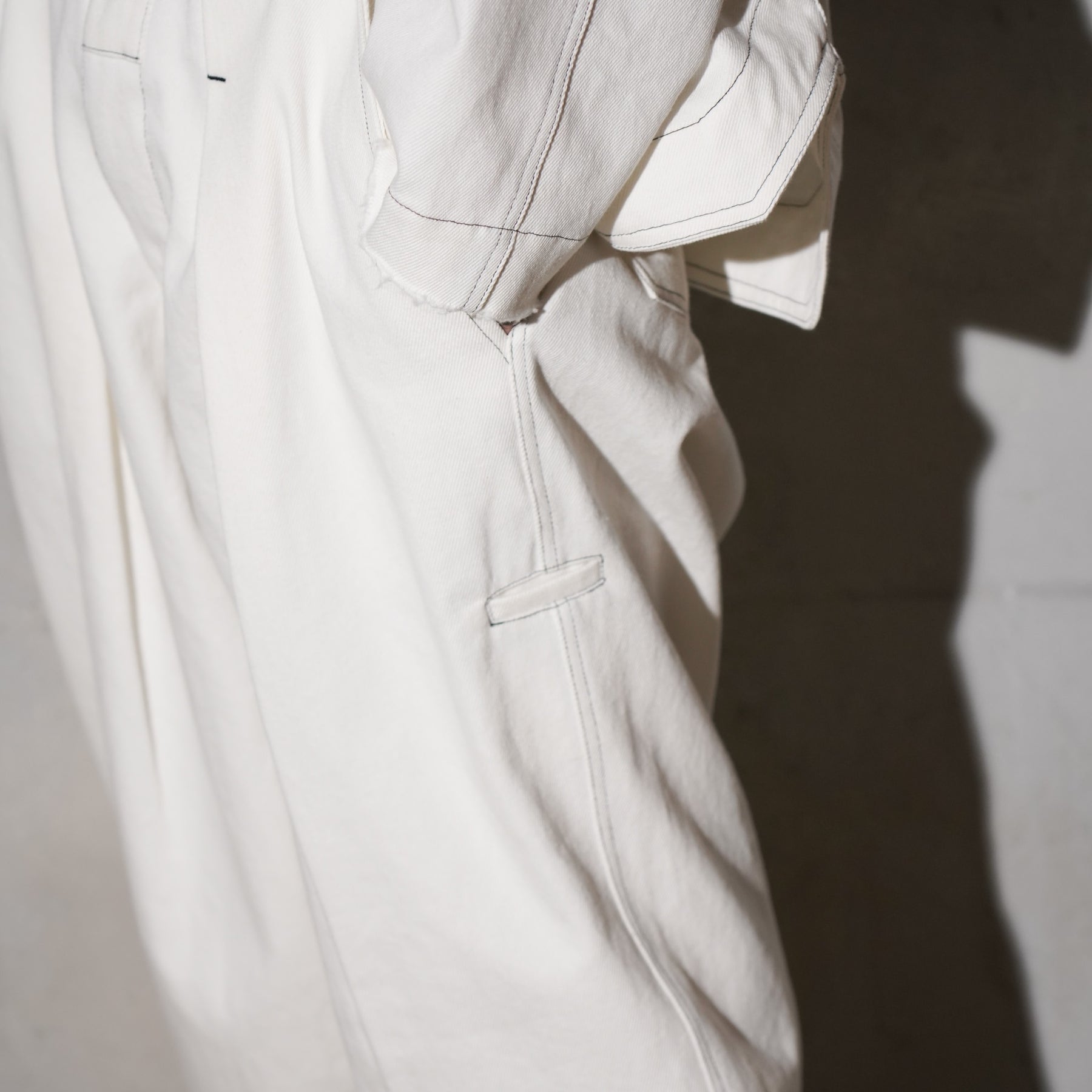 THE MAGUEY / DRILL CHANGE PANTS OFF WHITE