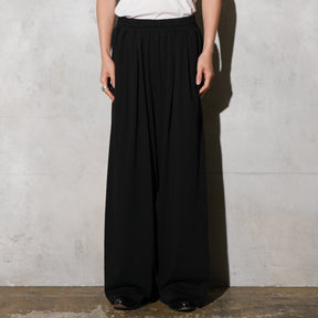 THE MAGUEY / PLEATED PANTS WASHED BLACK