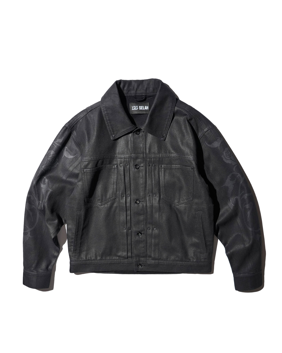 <span style="color: #f50b0b;">Last One</span> 1313 SELAH / SANTI ROSE DENIM JACKET BLACK