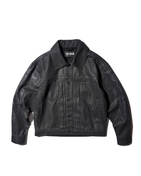 <span style="color: #f50b0b;">Last One</span> 1313 SELAH / SANTI ROSE DENIM JACKET BLACK