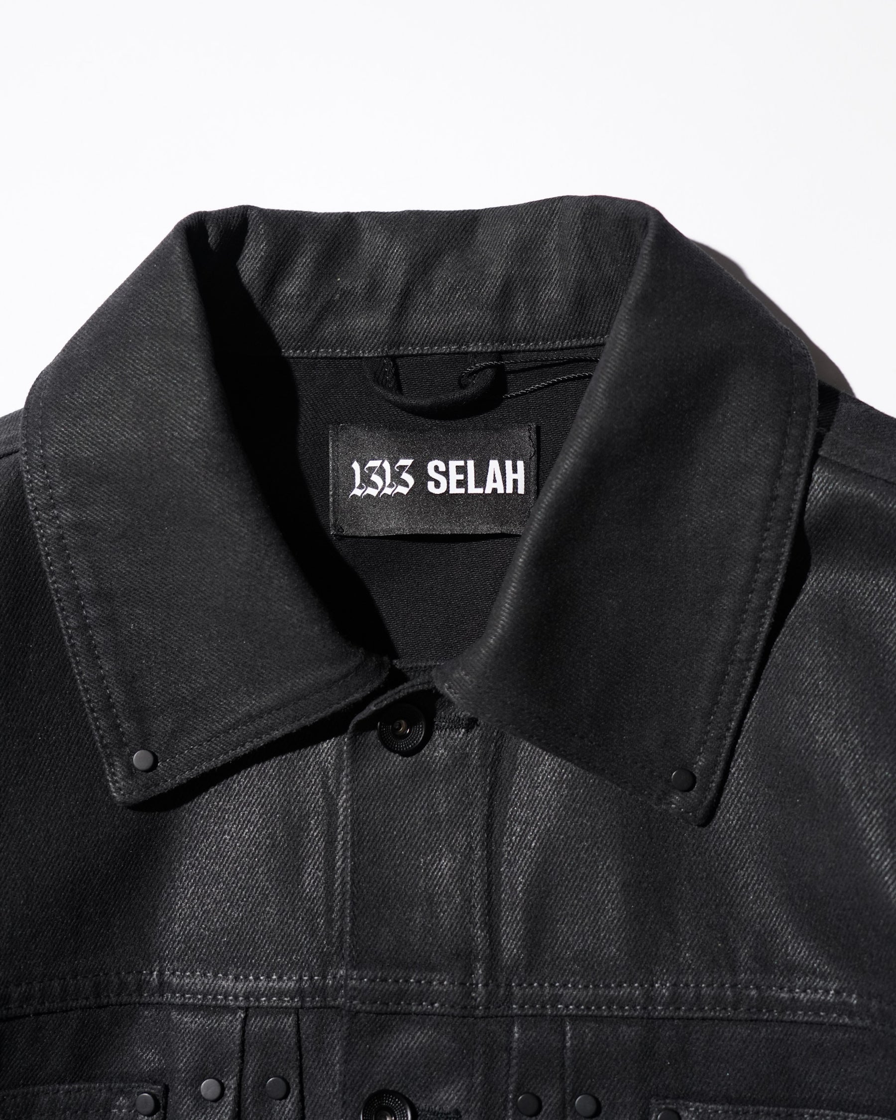 <span style="color: #f50b0b;">Last One</span> 1313 SELAH / SANTI ROSE DENIM JACKET BLACK