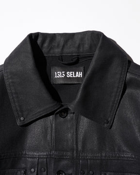 <span style="color: #f50b0b;">Last One</span> 1313 SELAH / SANTI ROSE DENIM JACKET BLACK