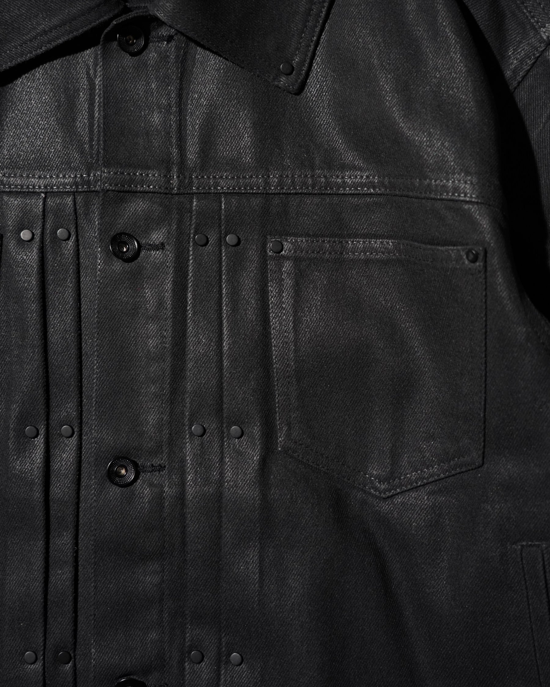 <span style="color: #f50b0b;">Last One</span> 1313 SELAH / SANTI ROSE DENIM JACKET BLACK