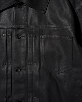 <span style="color: #f50b0b;">Last One</span> 1313 SELAH / SANTI ROSE DENIM JACKET BLACK