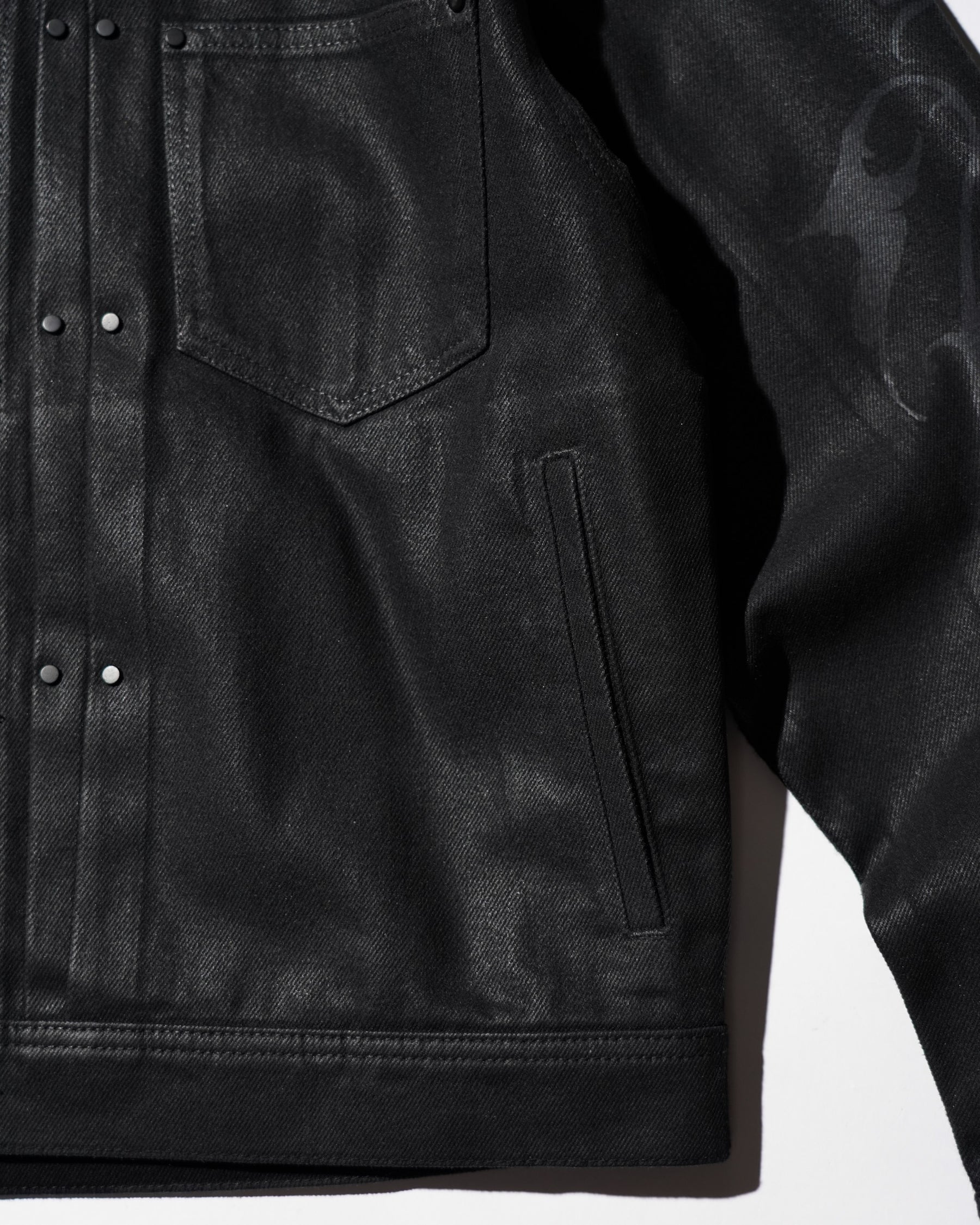 <span style="color: #f50b0b;">Last One</span> 1313 SELAH / SANTI ROSE DENIM JACKET BLACK