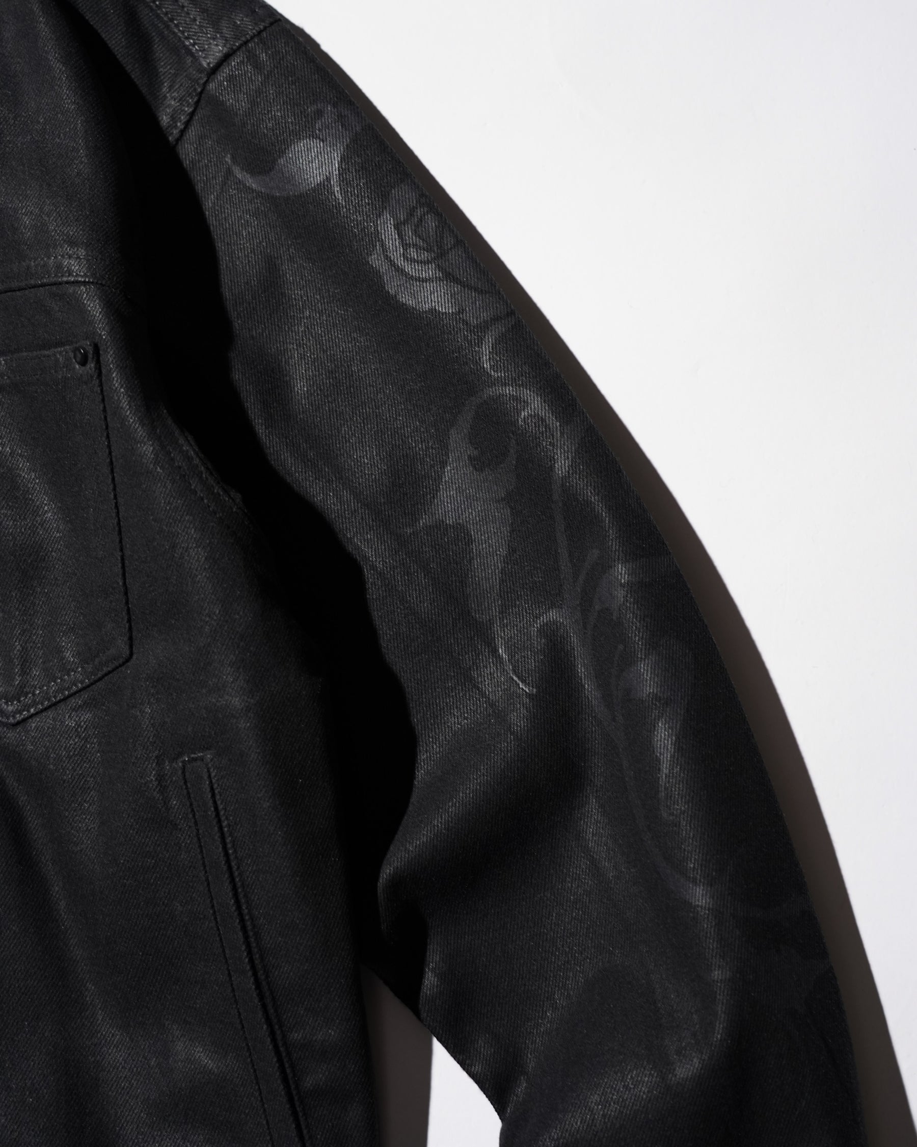 <span style="color: #f50b0b;">Last One</span> 1313 SELAH / SANTI ROSE DENIM JACKET BLACK