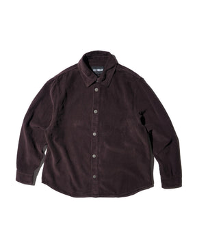 1313 SELAH / DANI CORDUROY SHIRT BURGUNDY
