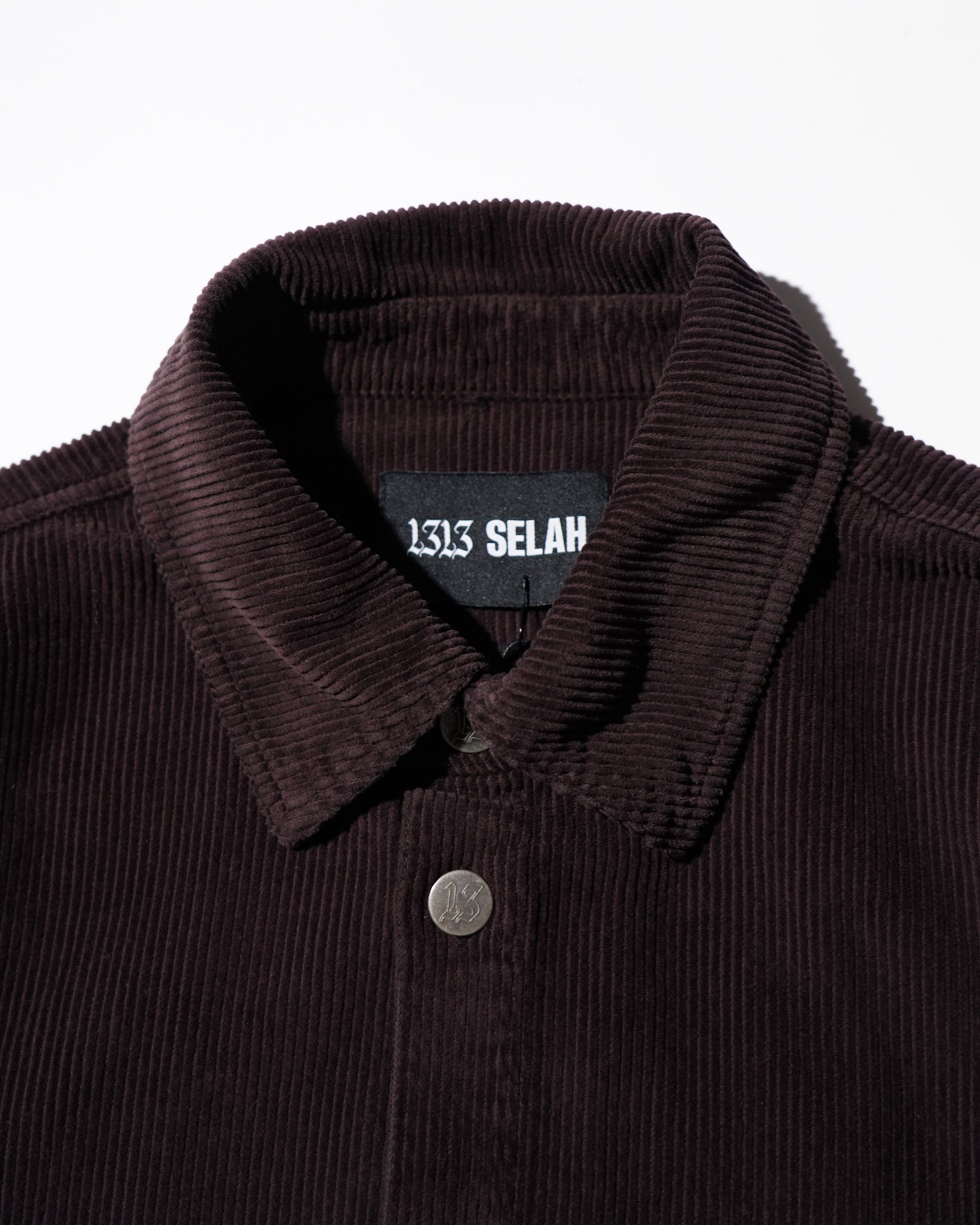 1313 SELAH / DANI CORDUROY SHIRT BURGUNDY