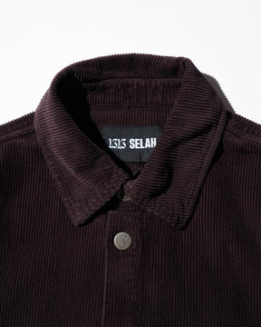 1313 SELAH / DANI CORDUROY SHIRT BURGUNDY