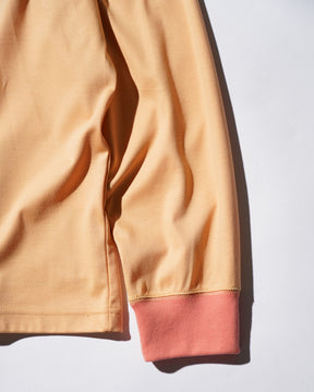<span style="color: #f50b0b;">Last One</span> TENDER PERSON / HENRY NECK LONG TEE APRICOT