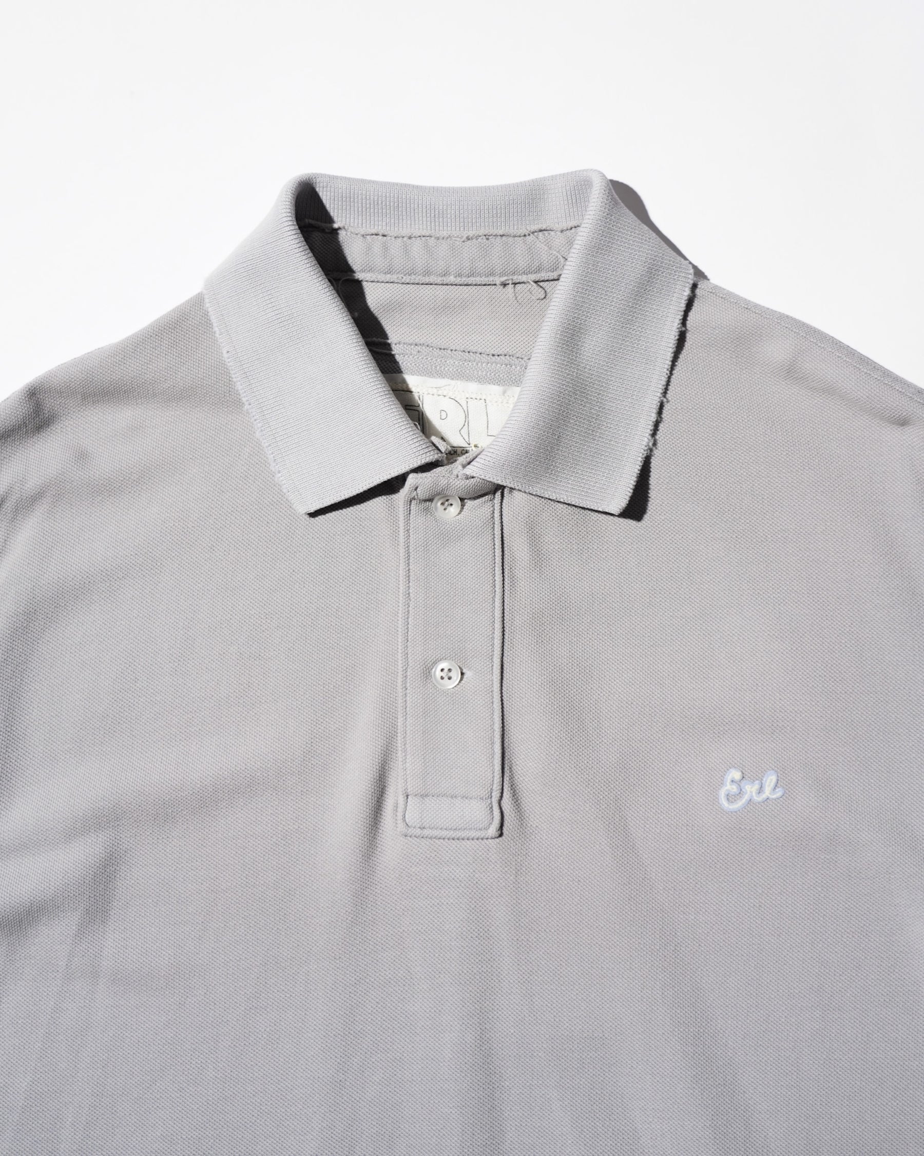 ERL / UNISEX POLO TEE KNIT GREY 3