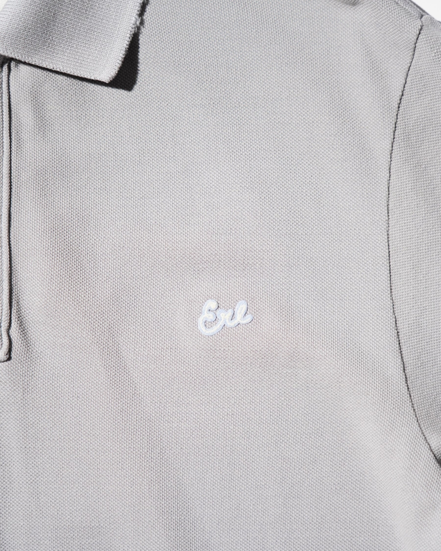 ERL / UNISEX POLO TEE KNIT GREY 4