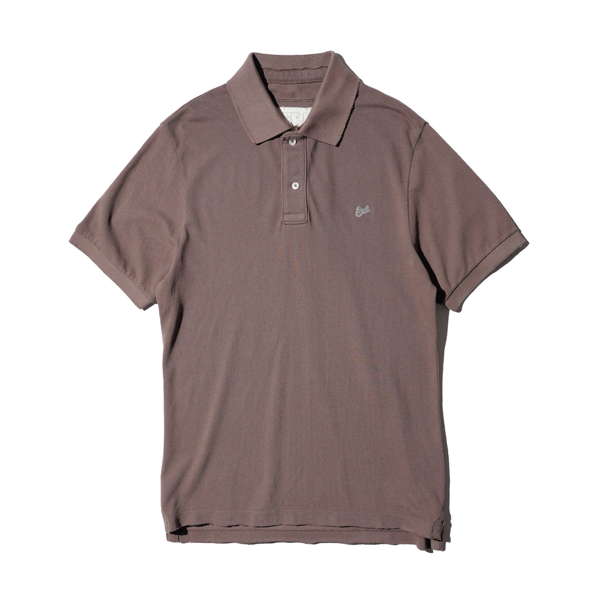 ERL / UNISEX POLO TEE KNIT BROWN