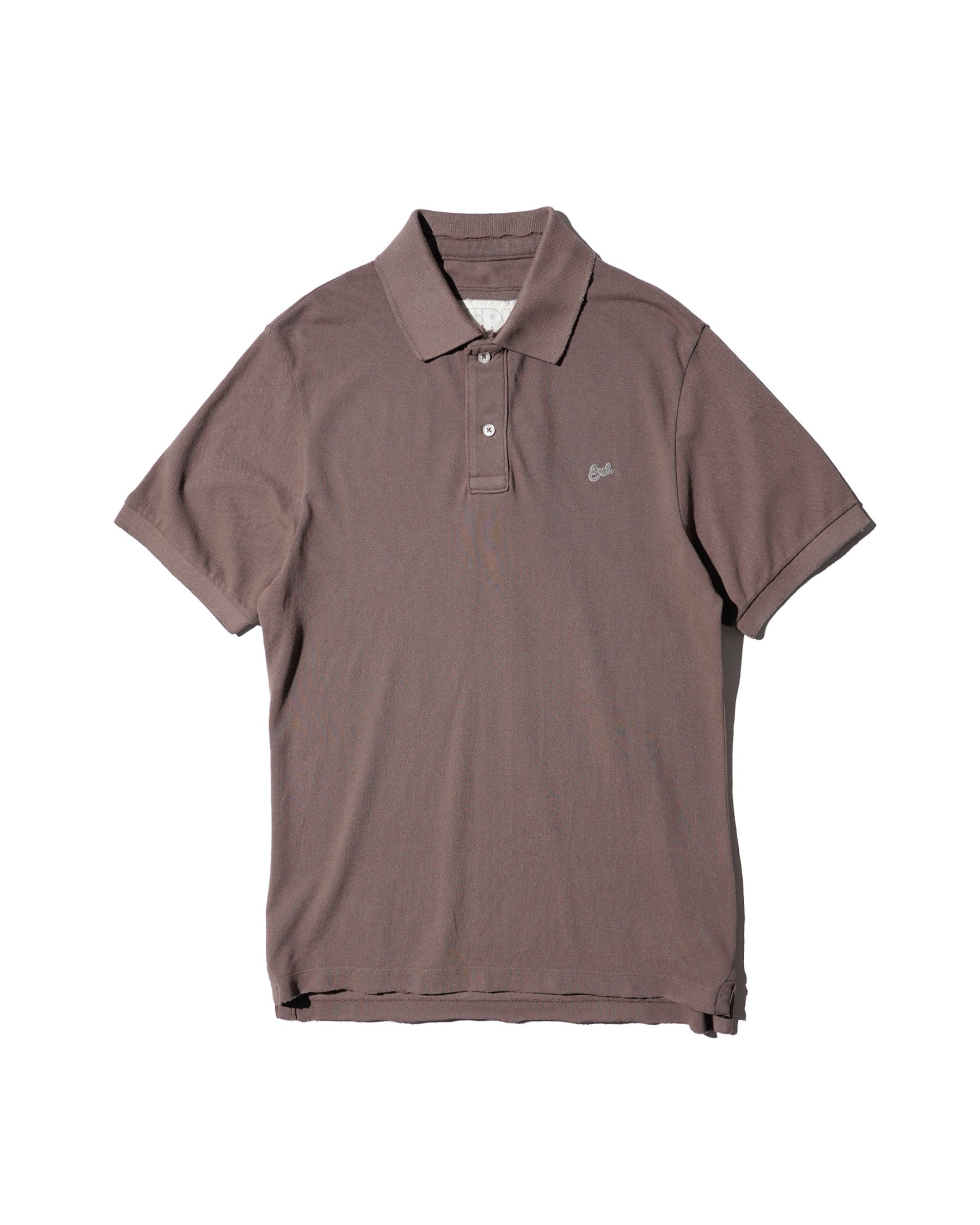 ERL / UNISEX POLO TEE KNIT BROWN 1