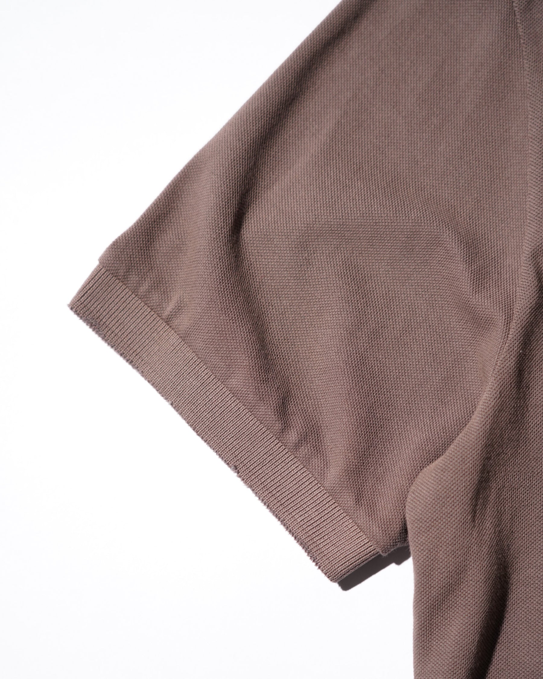 ERL / UNISEX POLO TEE KNIT BROWN 7