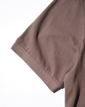 ERL / UNISEX POLO TEE KNIT BROWN 7