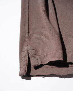 ERL / UNISEX POLO TEE KNIT BROWN 8