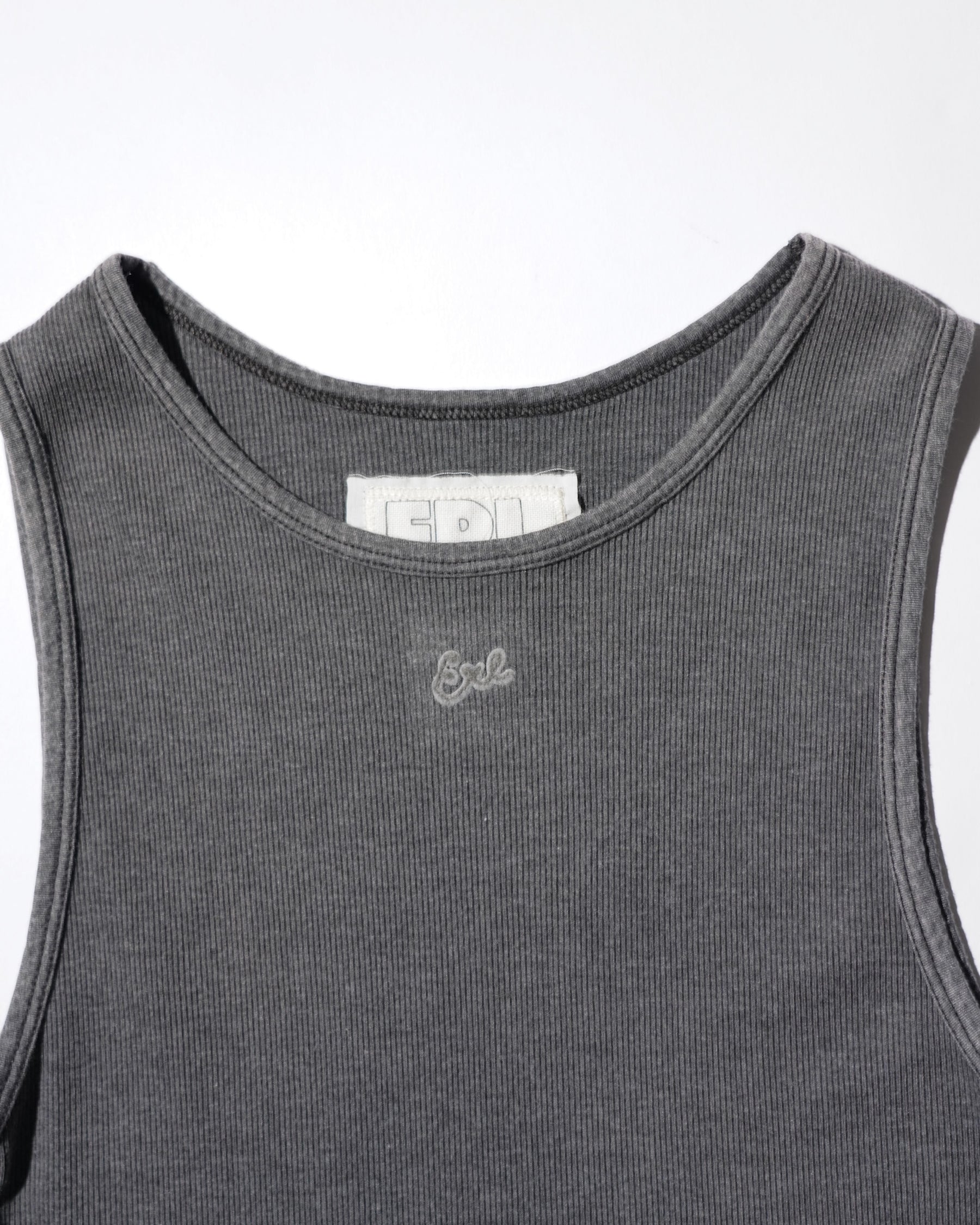 ERL / MEN FADED BLACK TANK TOP KNIT FADED BLACK 4