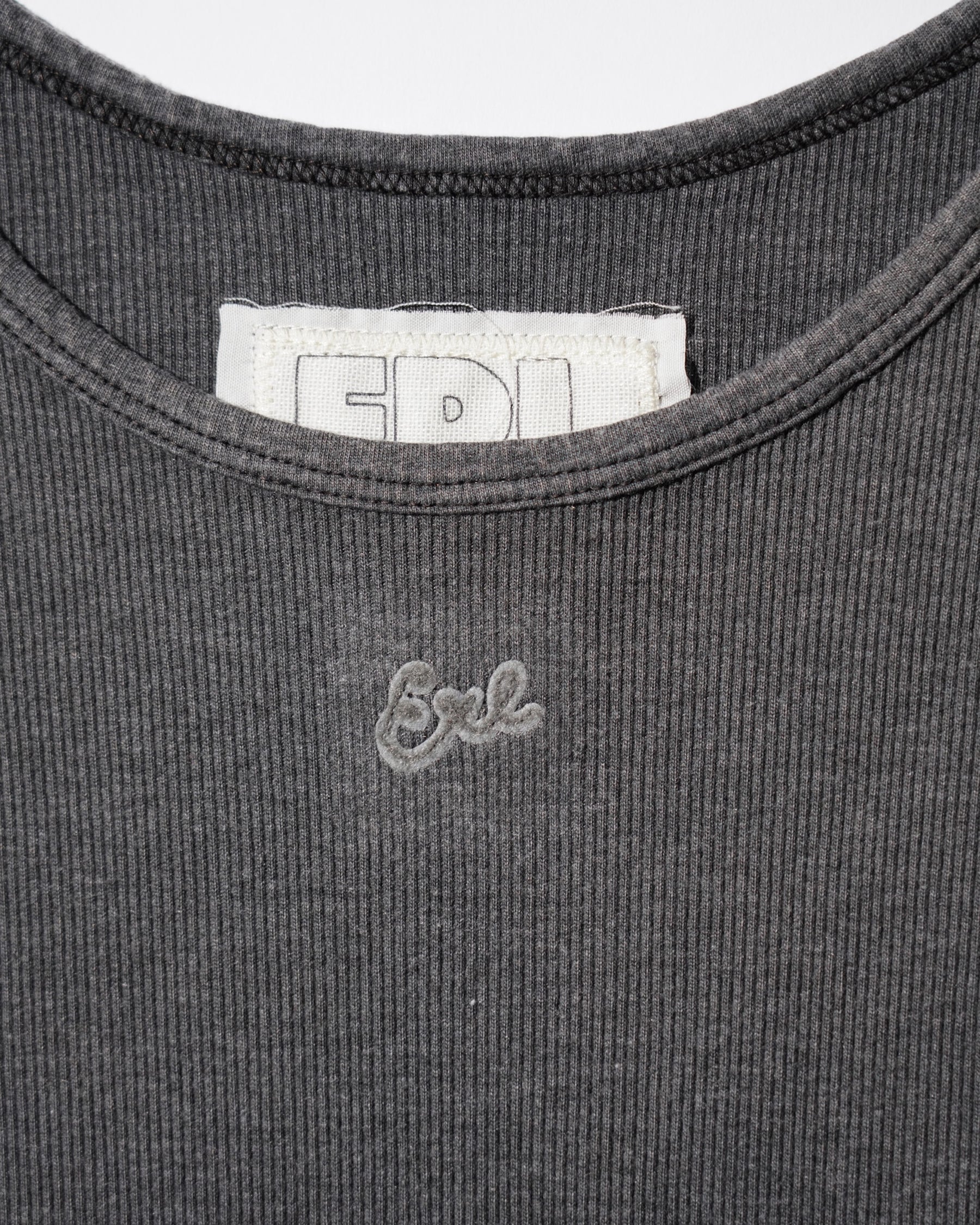 ERL / MEN FADED BLACK TANK TOP KNIT FADED BLACK 5