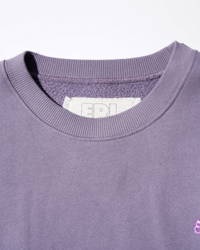 ERL / UNISEX SCRIPT CREWNECK SWEATSHIRT KNIT PURPLE 4