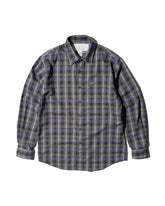 ERL / UNISEX GREY CHECK SHIRT WOVEN GREY CHECK