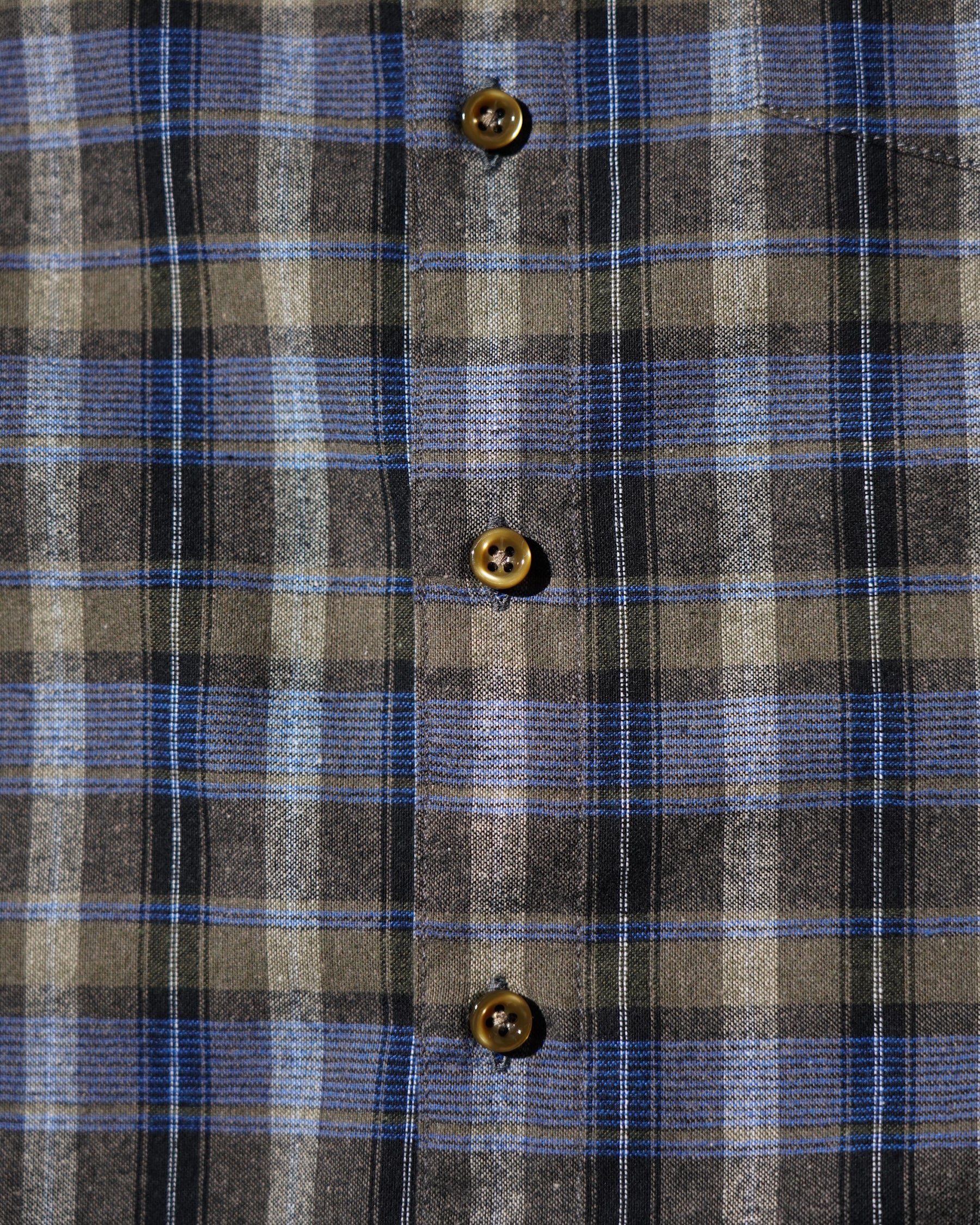 ERL / UNISEX GREY CHECK SHIRT WOVEN GREY CHECK