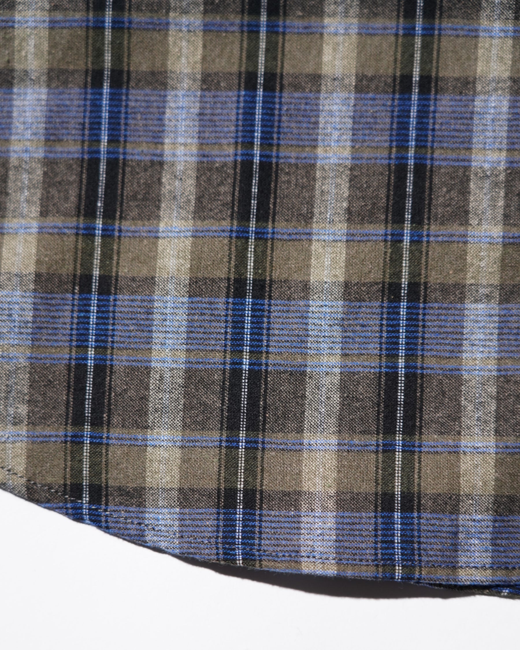 ERL / UNISEX GREY CHECK SHIRT WOVEN GREY CHECK