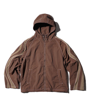 ERL / UNISEX UFO TRACK JACKET WOVEN BROWN 1