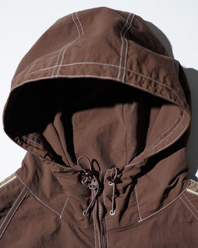 ERL / UNISEX UFO TRACK JACKET WOVEN BROWN 4