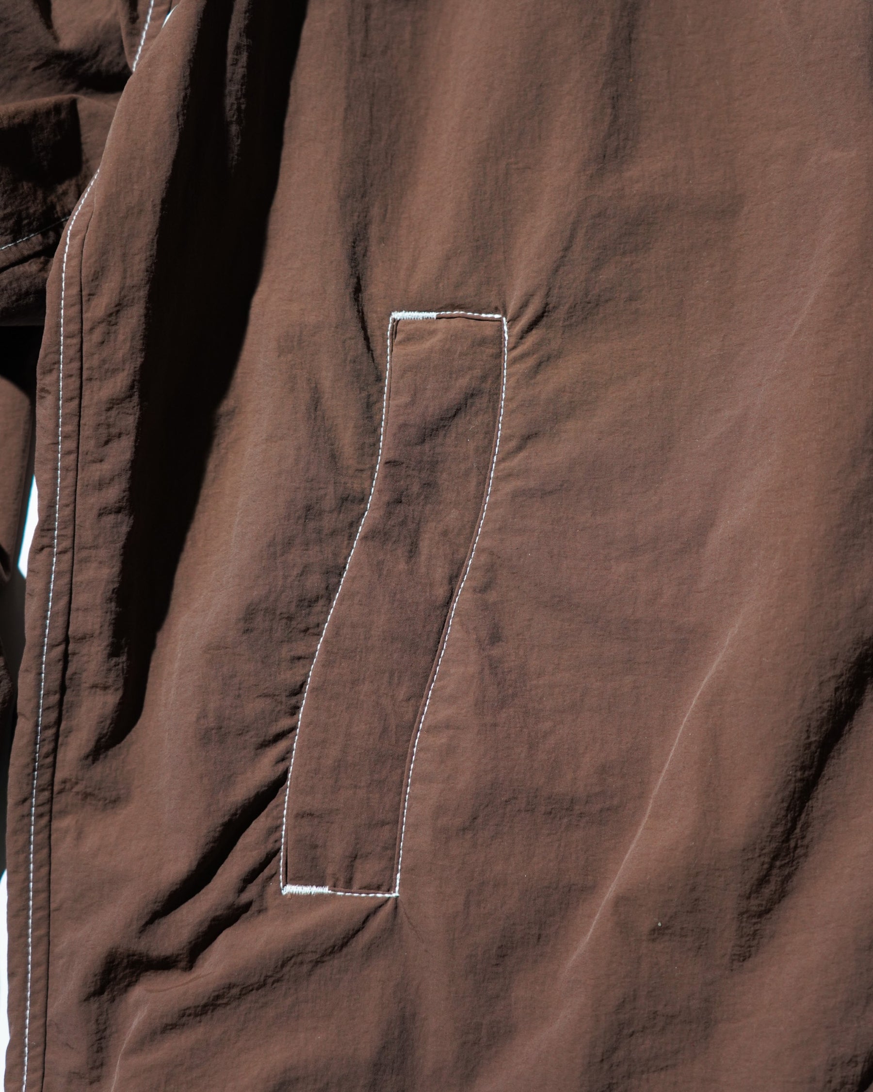 ERL / UNISEX UFO TRACK JACKET WOVEN BROWN 7