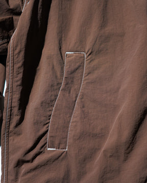 ERL / UNISEX UFO TRACK JACKET WOVEN BROWN 7