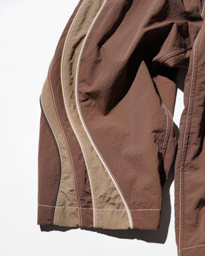 ERL / UNISEX UFO TRACK JACKET WOVEN BROWN 8