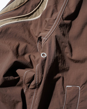 ERL / UNISEX UFO TRACK JACKET WOVEN BROWN 9