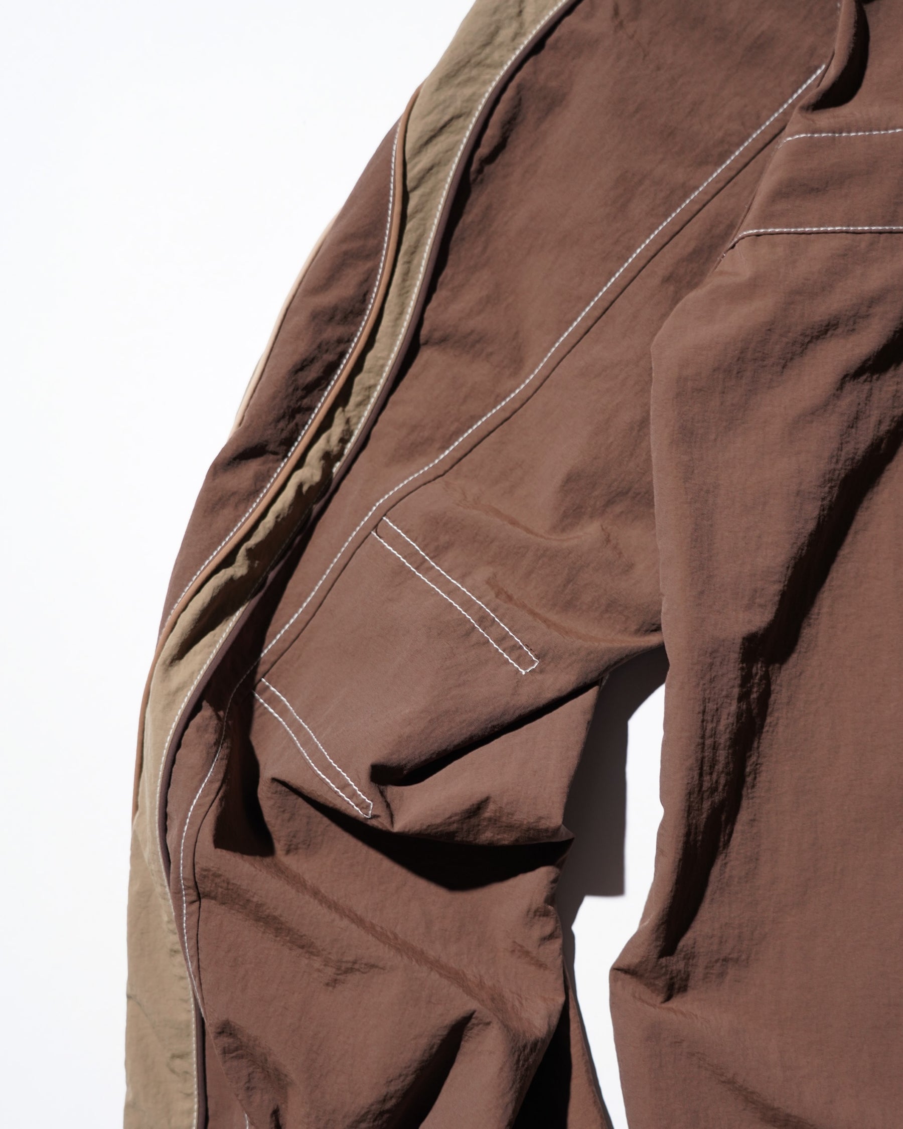 ERL / UNISEX UFO TRACK JACKET WOVEN BROWN 10