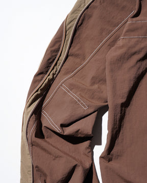 ERL / UNISEX UFO TRACK JACKET WOVEN BROWN 10