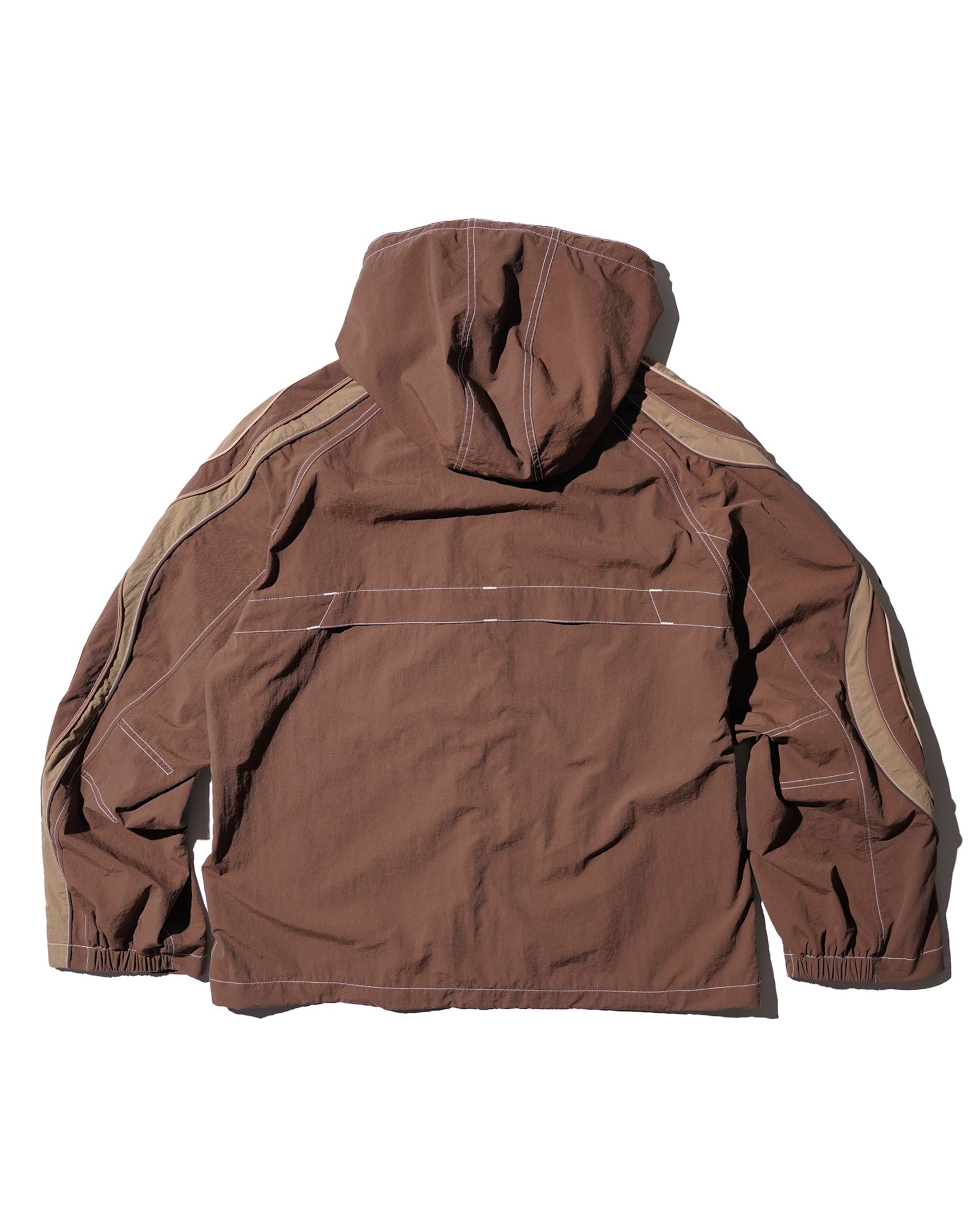 ERL / UNISEX UFO TRACK JACKET WOVEN BROWN 3