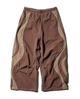 ERL / UNISEX UFO TRACK PANTS WOVEN BROWN 1