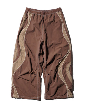 ERL / UNISEX UFO TRACK PANTS WOVEN BROWN 1