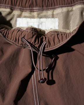 ERL / UNISEX UFO TRACK PANTS WOVEN BROWN 6