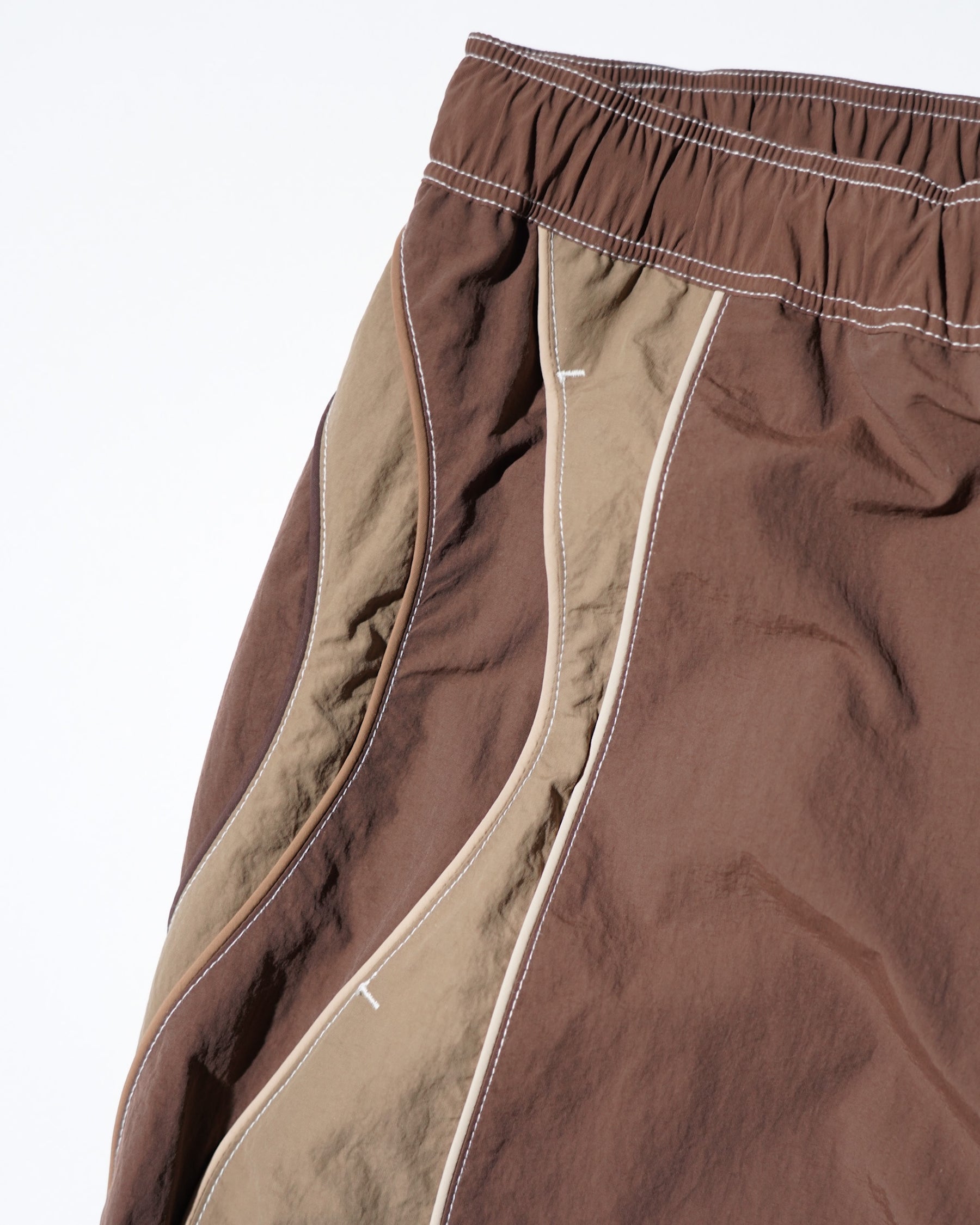 ERL / UNISEX UFO TRACK PANTS WOVEN BROWN 7