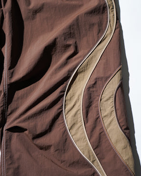 ERL / UNISEX UFO TRACK PANTS WOVEN BROWN 8