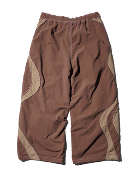 ERL / UNISEX UFO TRACK PANTS WOVEN BROWN 4